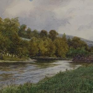 WILLIAMS Benjamin 1868-1920,river scenes,Burstow and Hewett GB 2019-10-16