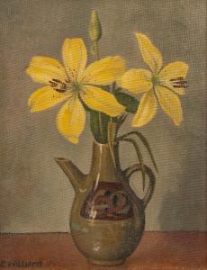 WILLIAMS CHARLIE,Still life-jug of flowers,Capes Dunn GB 2019-07-09