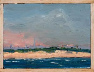 WILLIAMS David A. 1969,Provincetown, Massachusetts, as seen from Race Point,Eldred's US 2022-11-03