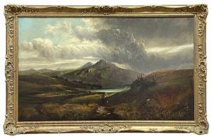 WILLIAMS Edward Charles 1807-1881,extensive Snowdon (Eryri) landscape with rain o,Rogers Jones & Co 2024-04-10