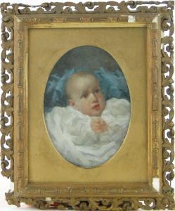 WILLIAMS Fran 1980,Portrait of a baby,Burstow and Hewett GB 2014-09-24