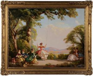 WILLIAMS Frederick Ballard 1871-1956,"Arcadian Fantasy",Brunk Auctions US 2011-05-28