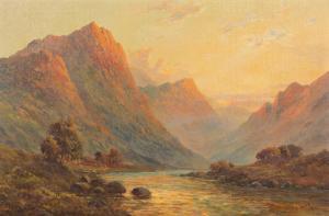 WILLIAMS Graham 1895-1950,Mountain Landscape,20th century,Hindman US 2019-08-22