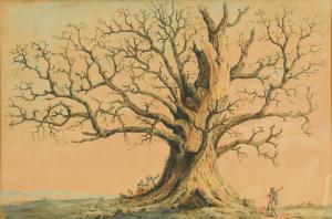 WILLIAMS HANS,'A Winter View of the Cowthorpe Oak', near Wetherb,18th century,Cheffins GB 2020-12-09