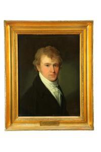 WILLIAMS HENRY 1787-1830,PORTRAIT OF HENRY BURROUGHS,Garth's US 2013-11-29