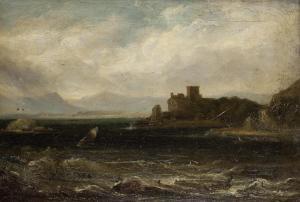 WILLIAMS J.F 1900-1900,Castle on the coast,1855,Bonhams GB 2012-11-29