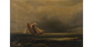 WILLIAMS James Francis 1785-1846,Sailing vessels off the coast,Mallams GB 2021-03-10