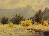 WILLIAMS John 1900,Landscape with Stream,5th Avenue Auctioneers ZA 2015-06-21