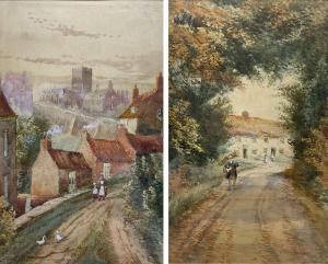 WILLIAMS John Wynne 1900-1920,'Forge Valley' and 'Paradise' Old Town Scarbor,David Duggleby Limited 2023-10-21