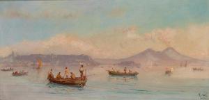 WILLIAMS karen 1800-1800,Blick auf die Bucht von Neapel mit zahlreichen Fis,Zeller DE 2012-09-13