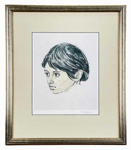 WILLIAMS Kyffin 1918-2006,portrait of Norma Lopez,Rogers Jones & Co GB 2024-01-26