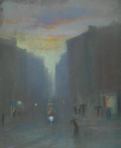 WILLIAMS Lily 1874-1940,DUBLIN STREET,De Veres Art Auctions IE 2019-03-26