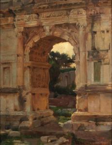 WILLIAMS Margaret Lindsay 1888-1960,The Arch of Titus,1913,Bonhams GB 2022-07-06