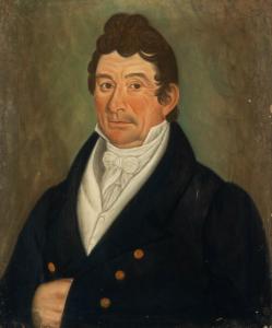 WILLIAMS Micah 1782-1837,Portrait of a Gentleman in a Blue Coat,Cottone US 2022-03-19