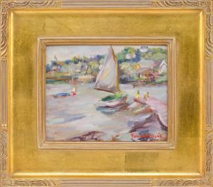 WILLIAMS Pauline Bliss 1888-1962,Rockport 1928 - Artists Neck for painters,Eldred's US 2020-01-24