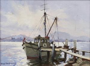WILLIAMS Rhys 1894-1976,Boat at the Dock,Shapiro AU 2021-06-29