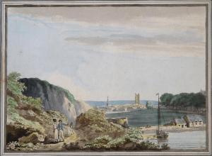 WILLIAMS Terence Hewett,being views near Plymouth and Dock,1784,Woolley & Wallis 2013-09-11