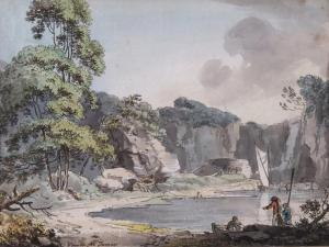 WILLIAMS Terence Hewett 1795-1810,View on the Tamar,Woolley & Wallis GB 2013-09-11