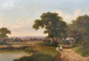 WILLIAMS Walter Heath 1835-1906,A pair of extensive landscapes,John Nicholson GB 2024-01-24