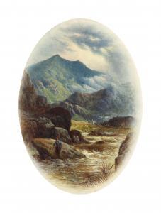 WILLIAMS Walter Heath 1835-1906,River landscape with angler,1872,Bonhams GB 2025-04-15