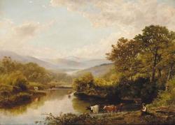 WILLIAMS William 1808-1895,On the banks of the Teign, near Newton, Devon,Christie's GB 2000-11-09