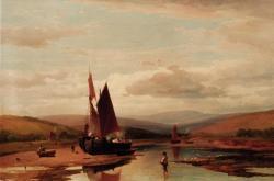 WILLIAMS William 1808-1895,On the Warren, near Exmouth,Christie's GB 2000-06-08