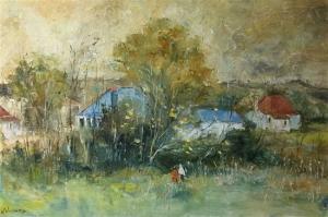 WILLIAMS Wilmotte 1916-1992,Landscape with Figures,Theodore Bruce AU 2019-09-29