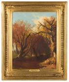 WILLIAMSON John 1826-1885,Trout Brook in Autumn,1870,Cottone US 2018-11-17