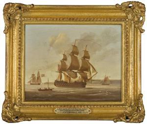 WILLIAMSON R.J 1900-1900,A 3 RD RATE OF THE ROYAL NAVY OFF THE SOUTH FORELA,Sotheby's GB 2018-01-17