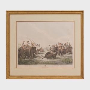 WILLIAMSON Thomas 1700-1800,Oriental Field Sports,1819,Stair Galleries US 2018-11-03