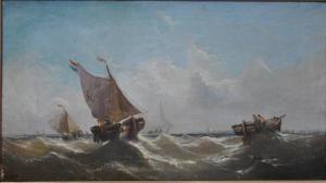 Williamson W,Fishing vessels in a squall,1873,Andrew Smith and Son GB 2017-12-12
