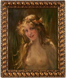 WILLIBALD Winck 1867-1932,Bildnis einer Nymphe,Dobritz DE 2021-07-10
