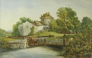 WILLINK HENRY GEORGE 1852-1933,The Old Mill on the River,1879,Wright Marshall GB 2018-03-27