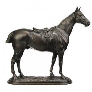 WILLIS GOOD John 1845-1879,Saddled Horse,1912,Brunk Auctions US 2017-07-22