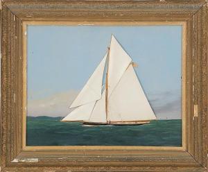 WILLIS Thomas 1850-1912,The racing yacht,Eldred's US 2015-04-04