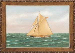 WILLIS Thomas 1850-1912,The sloop " 
Zinita,Eldred's US 2015-04-04