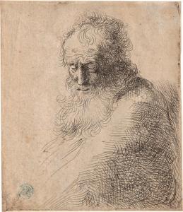 WILLMANN Michael Lukas Leo. 1630-1706,Bärtiger Greis,Galerie Bassenge DE 2022-06-01