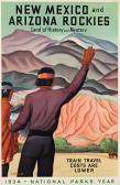 WILLMARTH WILLIAM,NEW MEXICO AND ARIZONA ROCKIES / NATIONAL PARKS YE,1934,Swann Galleries 2021-11-23