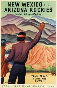 WILLMARTH WILLIAM,NEW MEXICO AND ARIZONA ROCKIES / NATIONAL PARKS YE,1934,Swann Galleries 2018-03-01