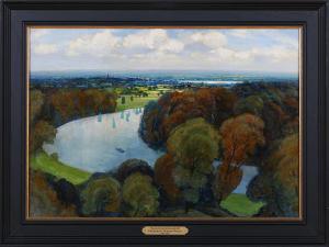 WILLS Frederick George 1901-1993,Thames from Richmond Hill,Tooveys Auction GB 2022-06-08