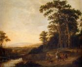 WILS Jan,Extensive landscape with hunting company,Bukowskis SE 2010-12-07