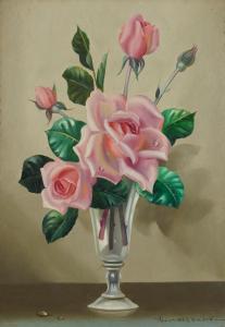 WILSON Alexander 1766-1813,Roses in a vase,Eastbourne GB 2024-01-09