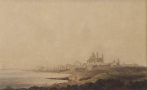 WILSON Andrew 1780-1848,GENOA FROM THE SHORE,1807,McTear's GB 2021-05-19