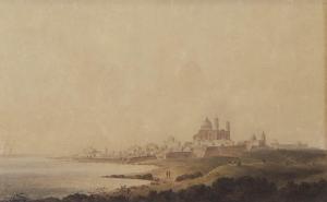 WILSON Andrew 1780-1848,GENOA FROM THE SHORE,1807,McTear's GB 2021-02-24