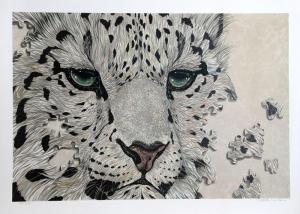 wilson arthur 1927,Snow Leopard,1990,Ro Gallery US 2013-01-31