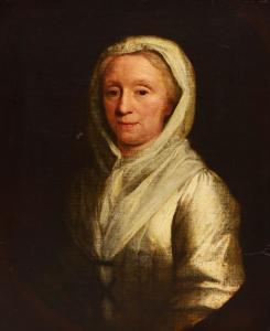 WILSON Benjamin 1721-1788,Half length portrait of a lady wearing white shawl,Mallams GB 2020-02-26