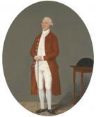 WILSON Benjamin 1721-1788,Portrait of a gentleman, full-length, in a brown c,Christie's 2003-11-13