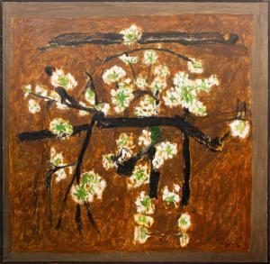 Wilson Bryan 1927-2002,Blossoms,1956,Clars Auction Gallery US 2022-12-17