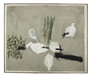 Wilson Bryan 1927-2002,Snow Geese #3,1958,Christie's GB 2012-02-07