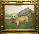 WILSON Carl 1900-1900,DANDIE DINMONT TERRIER IN A LANDSCAPE,1921,William Doyle US 2005-02-15